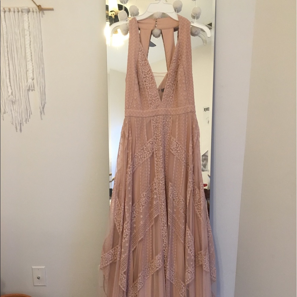 BCBGMaxAzria Light Pink Prom Dress!